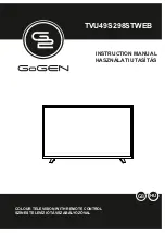 Gogen TVU49S298STWEB Instruction Manual preview