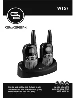 Gogen WT57 User Manual preview