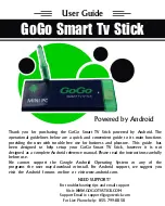 Gogo Smart TV Stick User Manual предпросмотр