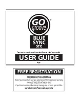 GOgroove Blue Sync STX User Manual предпросмотр