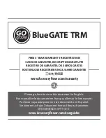 Preview for 1 page of GOgroove BlueGATE TRM User Manual