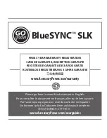 GOgroove BlueSYNC SLK User Manual предпросмотр