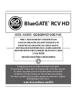 GOgroove GGBGRHD100GYUS User Manual preview