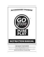 Предварительный просмотр 1 страницы GOgroove PurePlay Instruction Manual