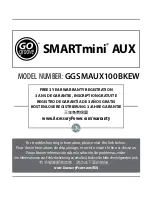 GOgroove SMARTmini AUX Operating Manual preview