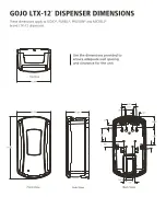 Предварительный просмотр 3 страницы Gojo LTX-7 Installation Instructions