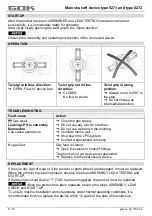 Предварительный просмотр 18 страницы GOK 0271 Assembly And Operating Manual