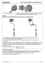 Предварительный просмотр 21 страницы GOK 905 Assembly And Operating Manual