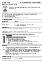 Preview for 22 page of GOK 905 Assembly And Operating Manual