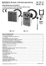 GOK BC-1-2 Assembly And Operating Manual preview