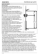 Предварительный просмотр 6 страницы GOK BC-1-2 Assembly And Operating Manual