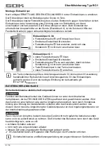 Preview for 8 page of GOK BC-1-2 Assembly And Operating Manual