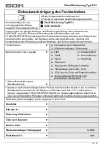 Preview for 15 page of GOK BC-1-2 Assembly And Operating Manual