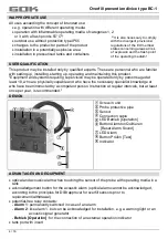 Предварительный просмотр 20 страницы GOK BC-1-2 Assembly And Operating Manual