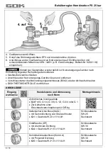 Предварительный просмотр 8 страницы GOK BHK 052 Assembly And Operating Manual