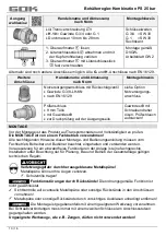 Предварительный просмотр 10 страницы GOK BHK 052 Assembly And Operating Manual