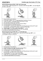 Предварительный просмотр 14 страницы GOK BHK 052 Assembly And Operating Manual