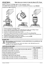 Предварительный просмотр 47 страницы GOK BHK 052 Assembly And Operating Manual