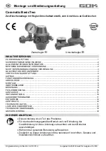 GOK Caramatic BasicTwo Assembly And Operating Manual предпросмотр