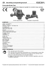 Предварительный просмотр 13 страницы GOK Caramatic BasicTwo Assembly And Operating Manual