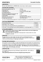 Preview for 36 page of GOK Caramatic DriveOne Assembly And Operating Manual