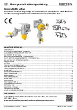 GOK Caramatic DriveTwo Assembly And Operating Manual preview