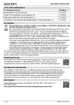 Preview for 12 page of GOK Caramatic TwoControl Assembly And Operating Manual