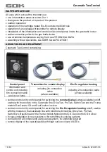 Preview for 16 page of GOK Caramatic TwoControl Assembly And Operating Manual