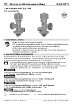 Предварительный просмотр 1 страницы GOK CGV Assembly And Operating Manual