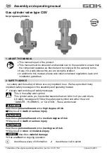 Предварительный просмотр 7 страницы GOK CGV Assembly And Operating Manual