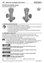 Предварительный просмотр 13 страницы GOK CGV Assembly And Operating Manual