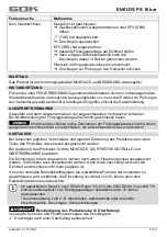 Preview for 9 page of GOK EN61-DS PS Assembly And Operating Manual