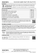 Предварительный просмотр 24 страницы GOK FL 90-4 Assembly And Operating Manual