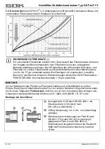 Предварительный просмотр 6 страницы GOK GS Pro-Fi 3 Assembly And Operating Manual