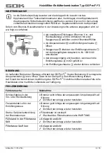 Preview for 9 page of GOK GS Pro-Fi 3 Assembly And Operating Manual