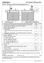 Preview for 20 page of GOK GWD Assembly And Operating Manual