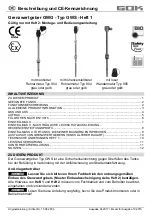 GOK GWG Assembly And Operating Manual предпросмотр