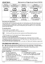 Preview for 10 page of GOK Leak Check LPG PRO Assembly And Operating Manual