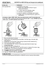 Preview for 110 page of GOK NDR 0515 Assembly And Operating Manual