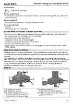 Предварительный просмотр 19 страницы GOK NDR 0516 Assembly And Operating Manual