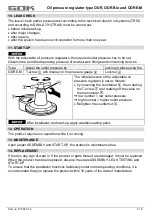 Предварительный просмотр 11 страницы GOK ODR Assembly And Operating Manual