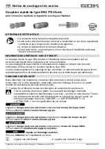 Предварительный просмотр 13 страницы GOK SKU PS 5 bar Series Assembly And Operating Manual