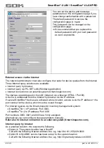 Preview for 50 page of GOK SmartBox 4 LAN Assembly And Operating Manual