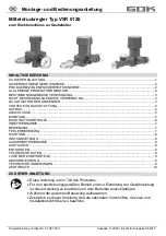 GOK VSR 0126 Assembly And Operating Manual предпросмотр