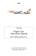 GOL 737-8 Operation Manual preview