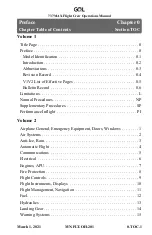 Preview for 3 page of GOL 737-8 Operation Manual