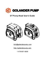 Golander pump DT10-18 User Manual preview