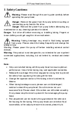 Preview for 2 page of Golander pump DT10-18 User Manual