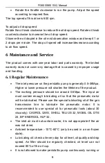 Preview for 8 page of Golander pump FG600S Operation Manual