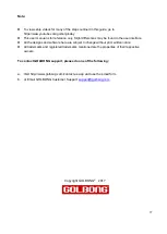 Preview for 77 page of Golbong 2252-23 Operation And Installation Manual